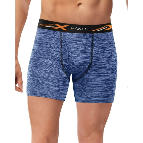 Men's Hanes X-Temp 3+1 Lightweight Boxer Brief, Assorted