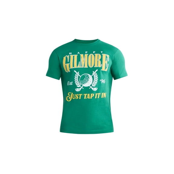 Men's Happy Gilmore Just Tap It In Green Graphic T-Shirt - 2XL