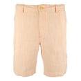 thumbnail image 1 of Men's Harbor Herringbone Stretch-Linen 10" Inseam Short (Peach Sorbet, XXL, XX-Large), 1 of 3