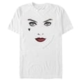 thumbnail image 1 of Men's Birds of Prey Harley Quinn Close Up  Graphic Tee White 2X Large, 1 of 4