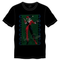 Men's Harley Quinn Black T-Shirt-M