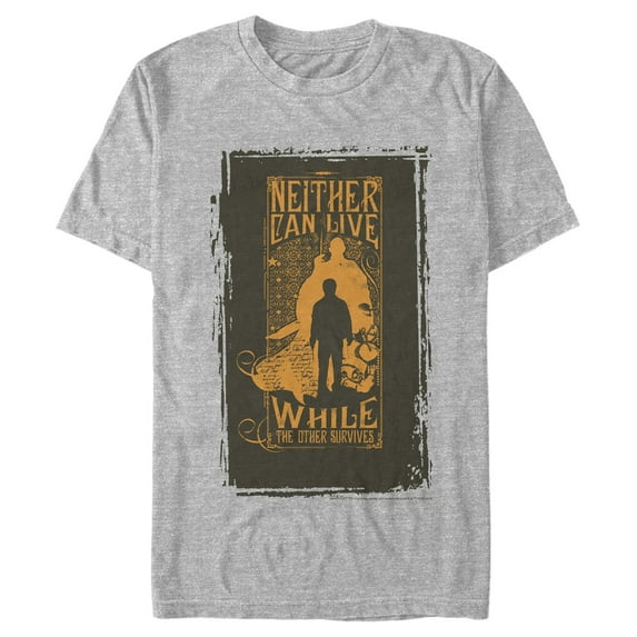 Men's Harry Potter Deadly Prophecy Graphic Tee Athletic Heather X Large