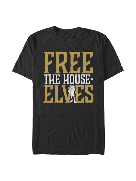 Men's Harry Potter Dobby Free House-Elves Graphic Tee Black X Large