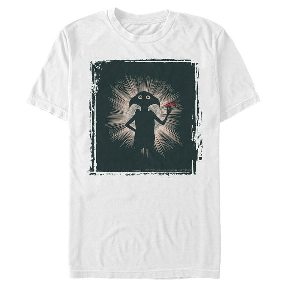 Men's Harry Potter Dobby Magic Snap Graphic Tee White Large