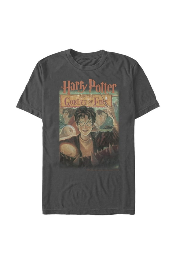 Men's Harry Potter Goblet Of Fire Cover Graphic T-Shirt
