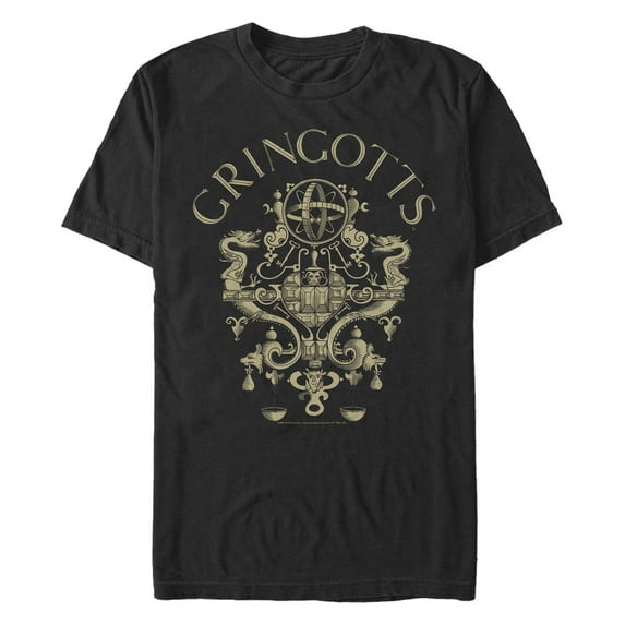 Men's Harry Potter Gringotts Logo Graphic T-Shirt