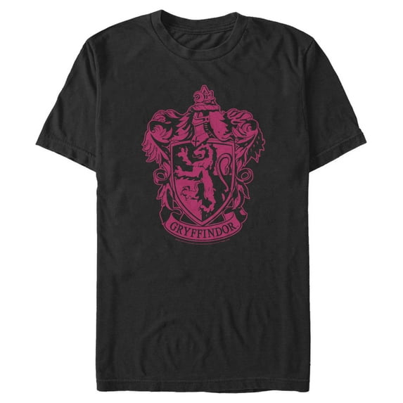 Men's Harry Potter Gryffindor House Crest Graphic Tee Black Medium
