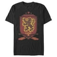 thumbnail image 1 of Men's Harry Potter Gryffindor House Shield Graphic Tee Black 3X Large, 1 of 4