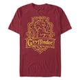 thumbnail image 1 of Men's Harry Potter Gryffindor Line Art Crest  Graphic T-Shirt, 1 of 5