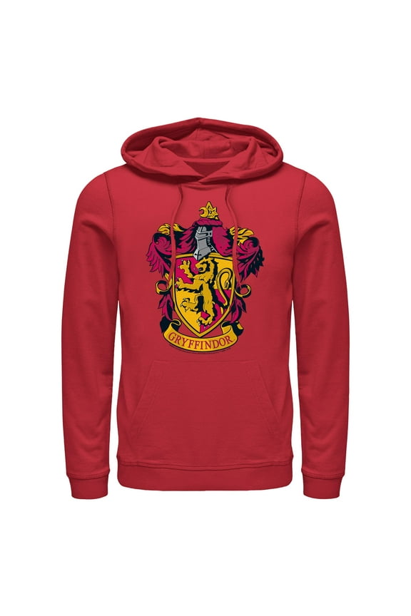 Men's Harry Potter Gryffindor Ornate Crest Pull Over Hoodie