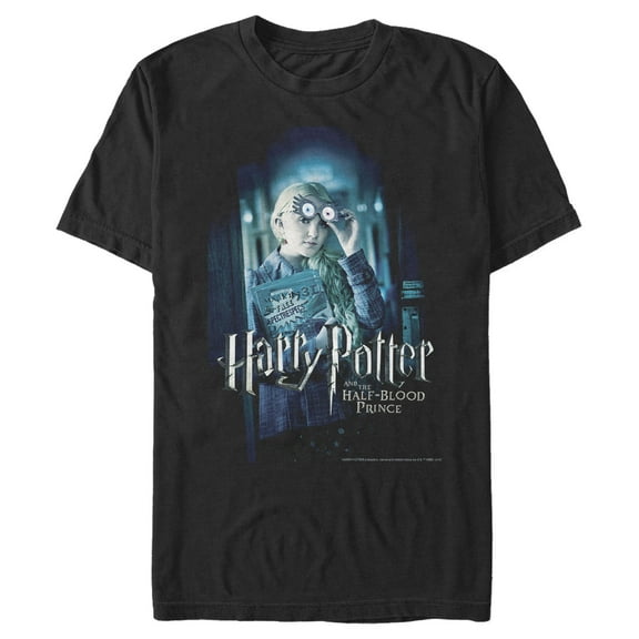 Men's Harry Potter Half-Blood Prince Luna Lovegood Poster  Graphic Tee Black Large