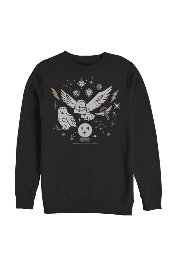 Men's Harry Potter Hedwig Winter Owl Sweatshirt