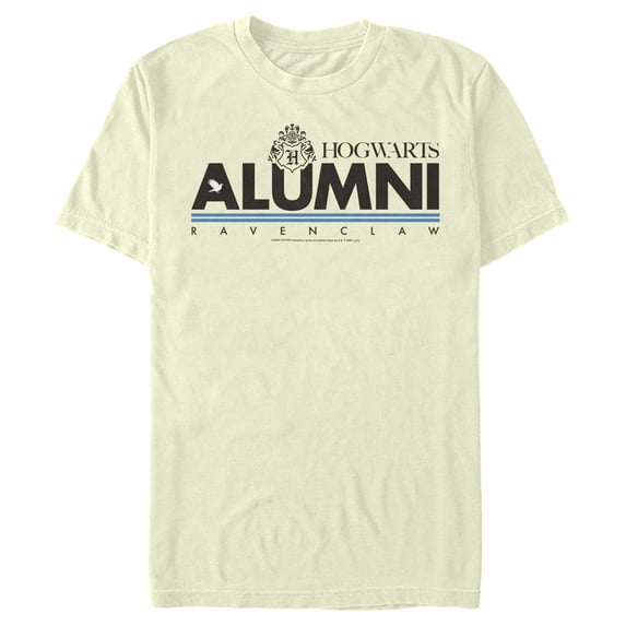 Men's Harry Potter Hogwarts Alumni Ravenclaw Graphic Tee Beige Small