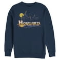thumbnail image 1 of Men's Harry Potter Hogwarts Illuminating Moon Sweatshirt Navy Blue 3X Large, 1 of 4
