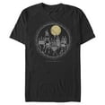 thumbnail image 1 of Men's Harry Potter Hogwarts Line Art Moonrise Graphic Tee Black 2X Large, 1 of 10