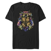 Men's Harry Potter Hogwarts Plant Crest Graphic T-Shirt