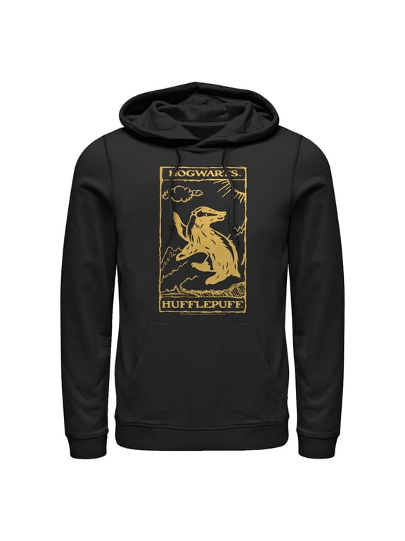 Men's Harry Potter Hufflepuff Badger Pull Over Hoodie