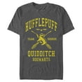 thumbnail image 1 of Men's Harry Potter Hufflepuff Quidditch Seeker  Graphic Tee Charcoal Heather 3X Large, 1 of 5