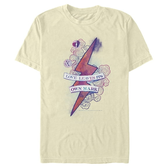 Men's Harry Potter Love Leaves Its Own Mark  Graphic Tee Beige X Large