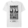 thumbnail image 1 of Men's Harry Potter Lucius Malfoy Caught Poster  Graphic Tee White Small, 1 of 4