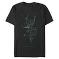 thumbnail image 1 of Men's Harry Potter Patronus Stag Line Art  Graphic T-Shirt, 1 of 5