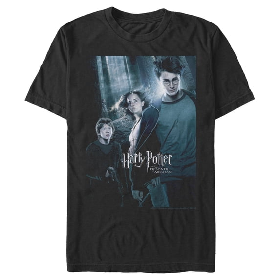 Men's Harry Potter Prisoner of Azkaban Poster Graphic Tee Black X Large