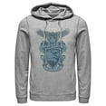 thumbnail image 1 of Men's Harry Potter Ravenclaw Coat of Arms  Pull Over Hoodie Athletic Heather 2X Large, 1 of 4