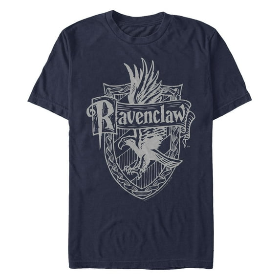 Men's Harry Potter Ravenclaw Line Art Crest Graphic T-Shirt