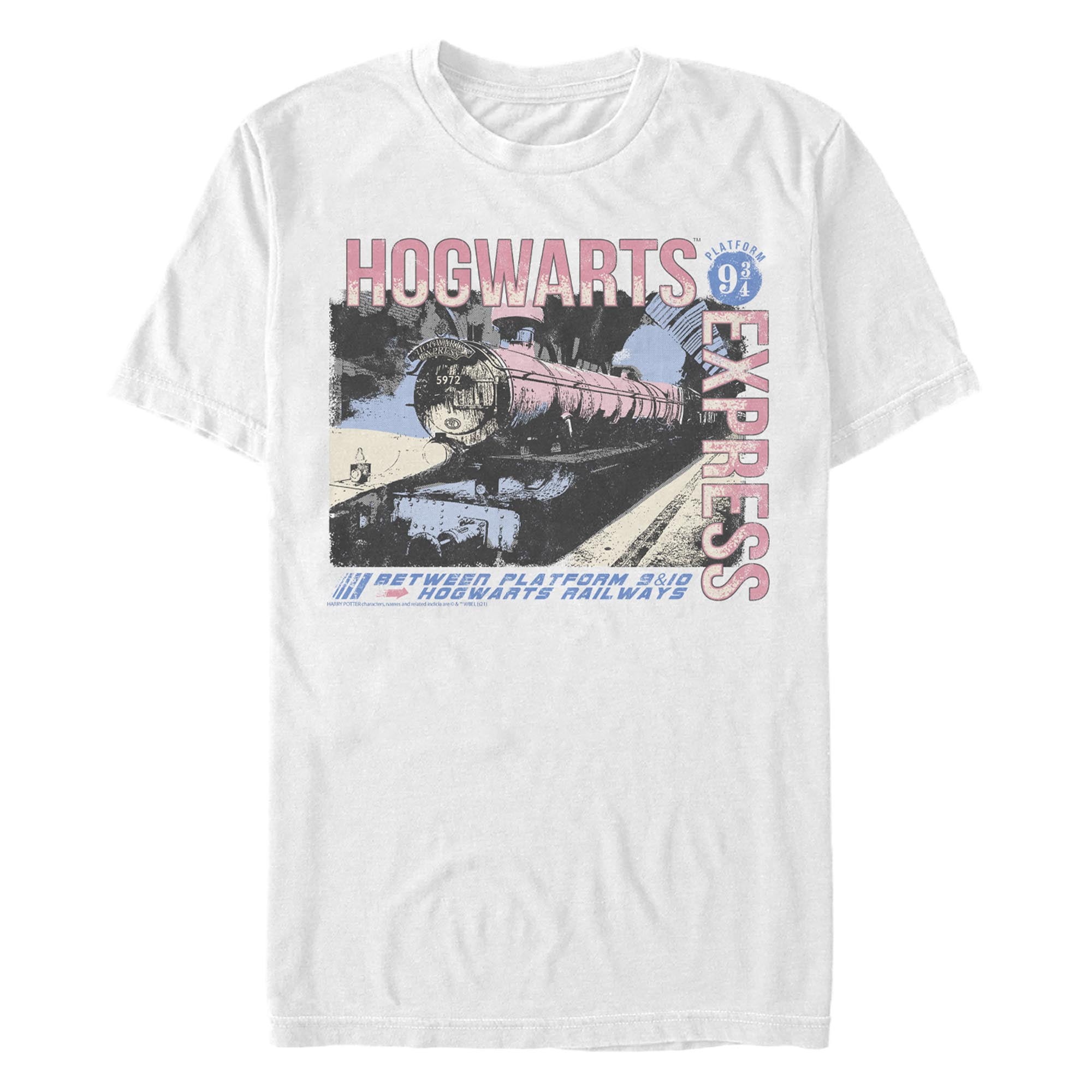 Harry Potter When In Doubt, Go To The Library Women's White Boyfriend Crop Tee Large