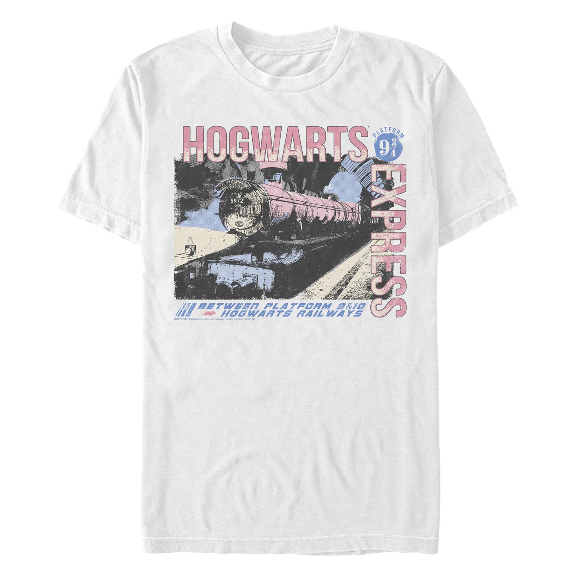 Maglietta Donna Harry Potter Hogwarts Railways – T-Shirt In Cotone, Maniche Corte