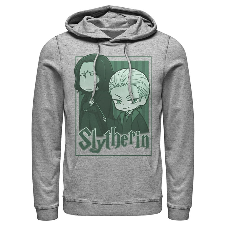 Pull Athletic Slytherin Small Harry Characters Heather Hoodie Potter Over Men\'s Cartoon