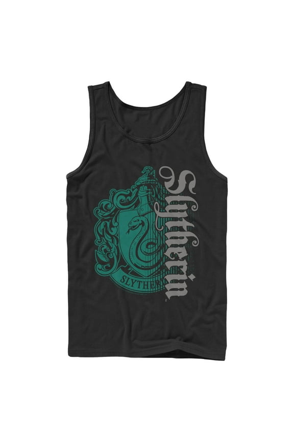 Men's Harry Potter Slytherin Dark Badge Logo Tank Top