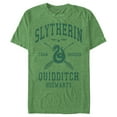 thumbnail image 1 of Men's Harry Potter Slytherin Quidditch Team Seeker Graphic Tee Kelly Heather X Large, 1 of 4