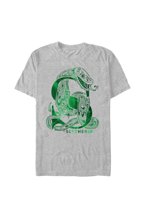 Men's Harry Potter Slytherin S Logo Graphic T-Shirt