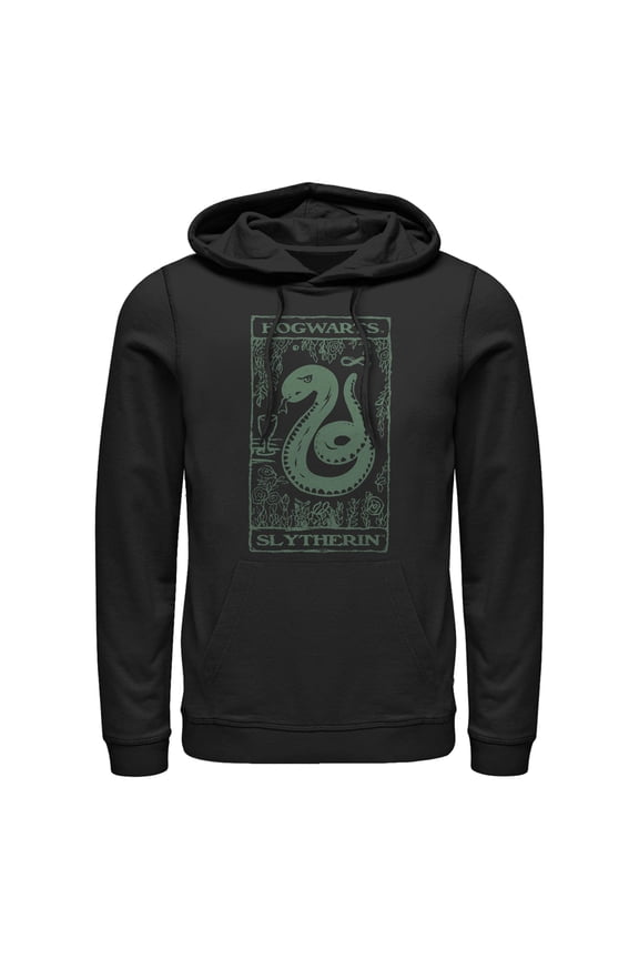 Men's Harry Potter Slytherin Snake  Pull Over Hoodie