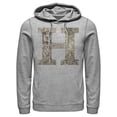 thumbnail image 1 of Men's Harry Potter Vintage Hogwarts Letter  Pull Over Hoodie Athletic Heather X Large, 1 of 4