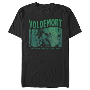 Men's Harry Potter Voldemort Dark Magic  Graphic Tee Black 2X Large