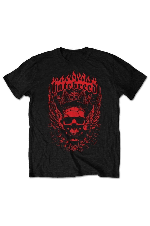 Men's Hatebreed Crown T-shirt Small Black