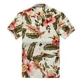 thumbnail image 1 of Men's Hawaiian Shirt Aloha Shirt 2XL Raflessia Cream, 1 of 3