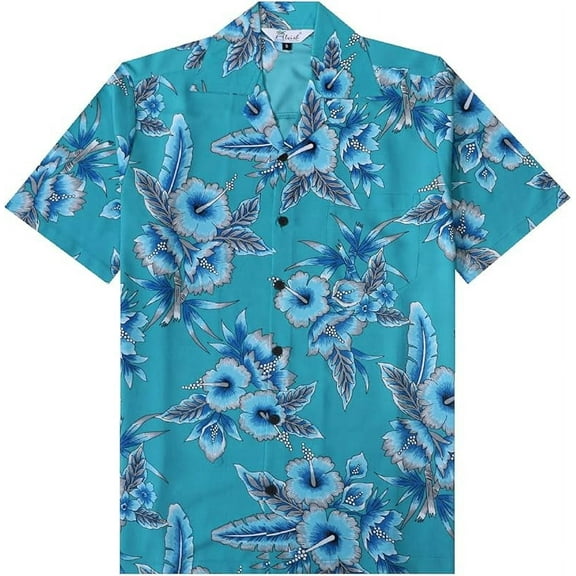 Men's Hawaiian Shirt Short Sleeve Button Down Casual Beach Aloha Shirts