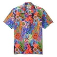thumbnail image 1 of Men's Hawaiian Shirt Short Sleeve Camp Collar 100% Cotton Aloha Seaweed Boho Chic, 1 of 7