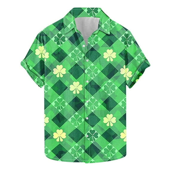 ZQUUVOU Men's Hawaiian Shirt With Mature Floral Pattern Short Sleeve Resort Casual Beachwear Collar Summer Beach Shirts E-Multicolor