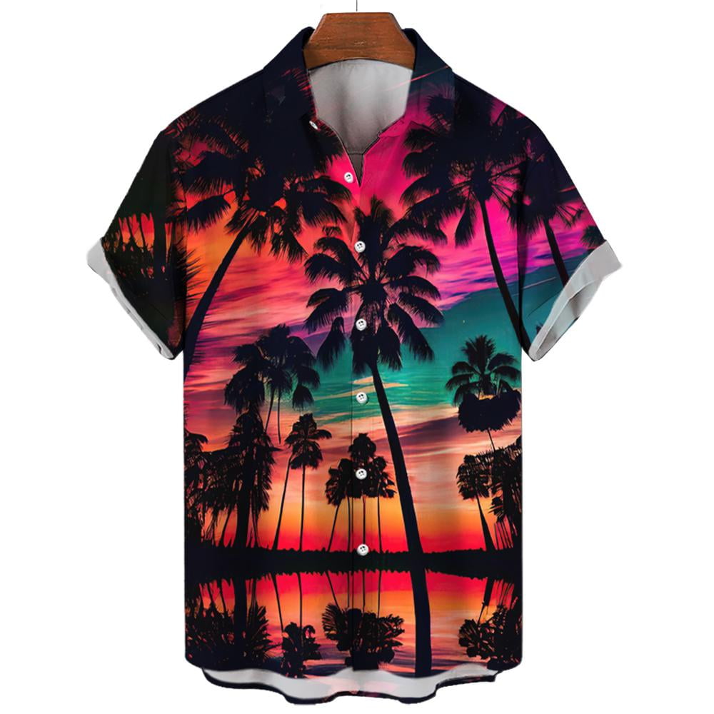 Summer Design 09 on Beautiful Men's Hawaiian Shirt (AOP) 7