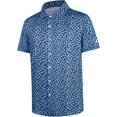 thumbnail image 1 of Men's Hawaiian Shirts Regular Fit Short Sleeve Casual Button Down Summer Tropical Beach Shirts, 1 of 7
