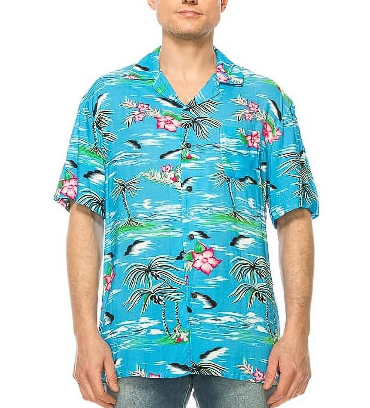 Men's Retro Sailor Hawaiian Short Sleeve Shirt main image 1
