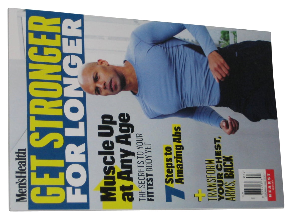 Men's Health Get Stronger For Longer Muscle Up Any Age (2023) Magazine Book