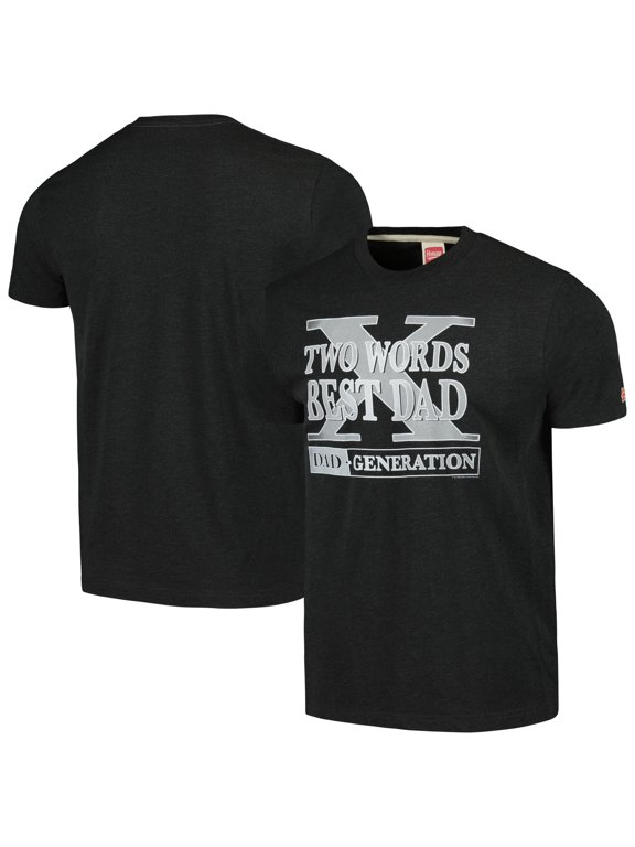 Men's Heather Black D-Generation X Best Dad Tri-Blend T-Shirt
