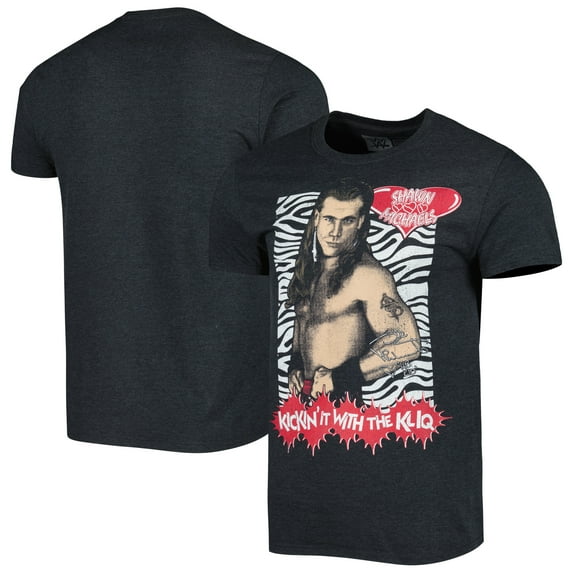 Men's Heather Black Shawn Michaels WWE Legends T-Shirt