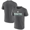 thumbnail image 1 of Men's Heather Charcoal Michigan State Spartans Wheelhouse T-Shirt, 1 of 3