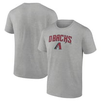 Men's Heather Gray Arizona Diamondbacks Team Lockup T-Shirt